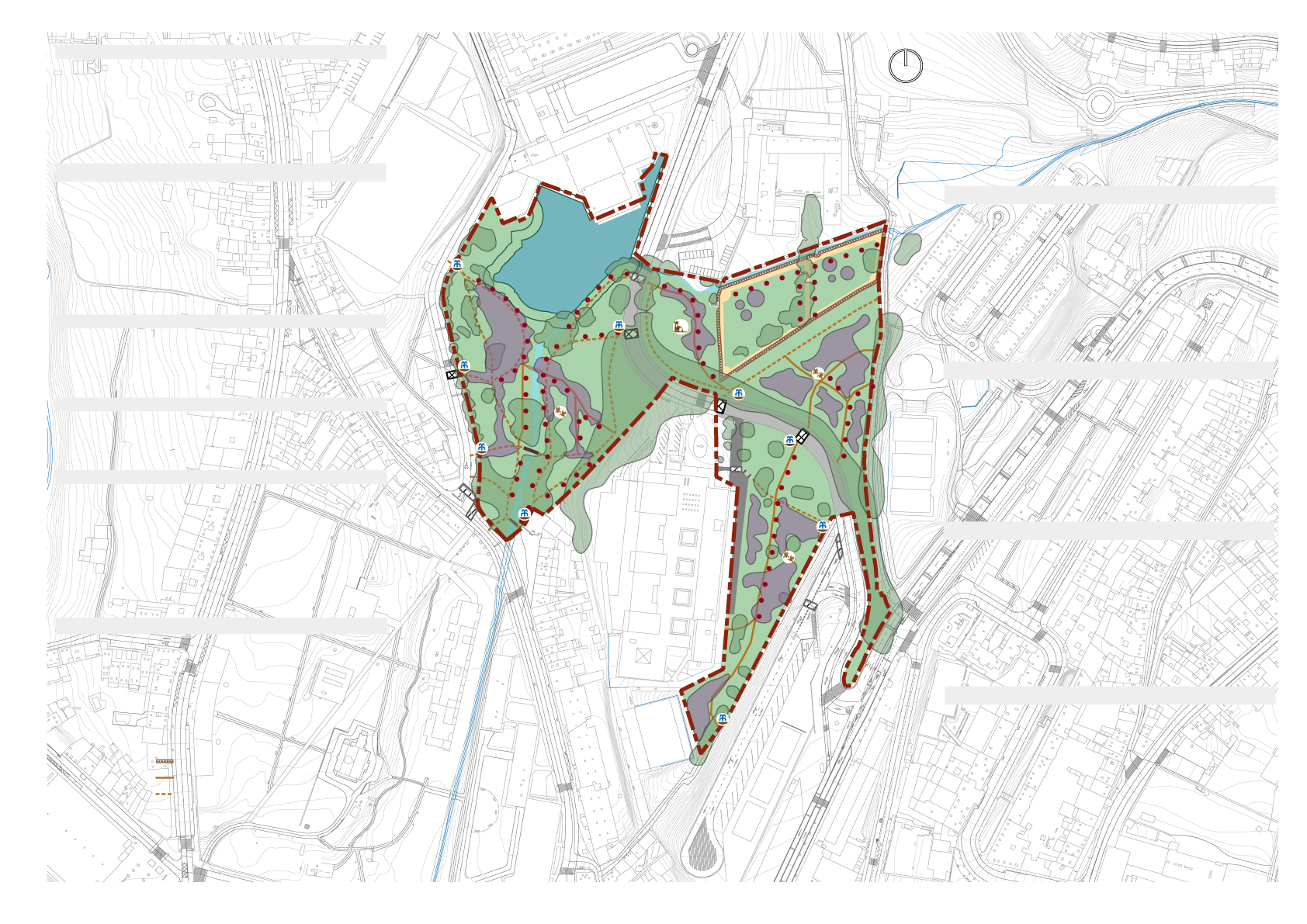 Área de investimento da Lagoa do Auditorio